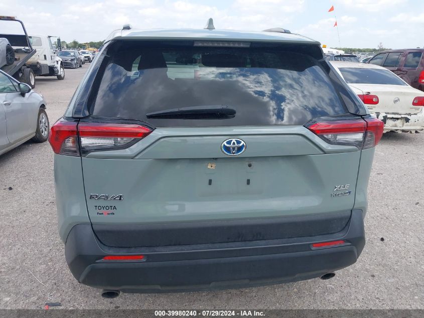 2021 Toyota Rav4 Hybrid Xle VIN: JTMR6RFV7MD016174 Lot: 39980240