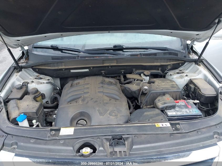 2012 Hyundai Veracruz Gls/Limited VIN: KM8NU4CC6CU195599 Lot: 39980280