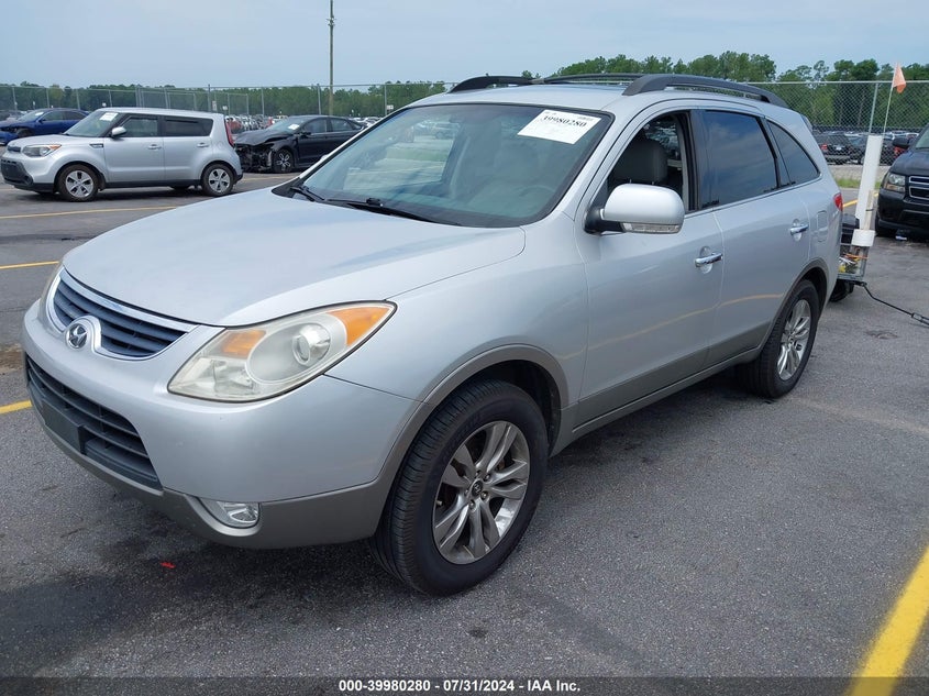 2012 Hyundai Veracruz Gls/Limited VIN: KM8NU4CC6CU195599 Lot: 39980280