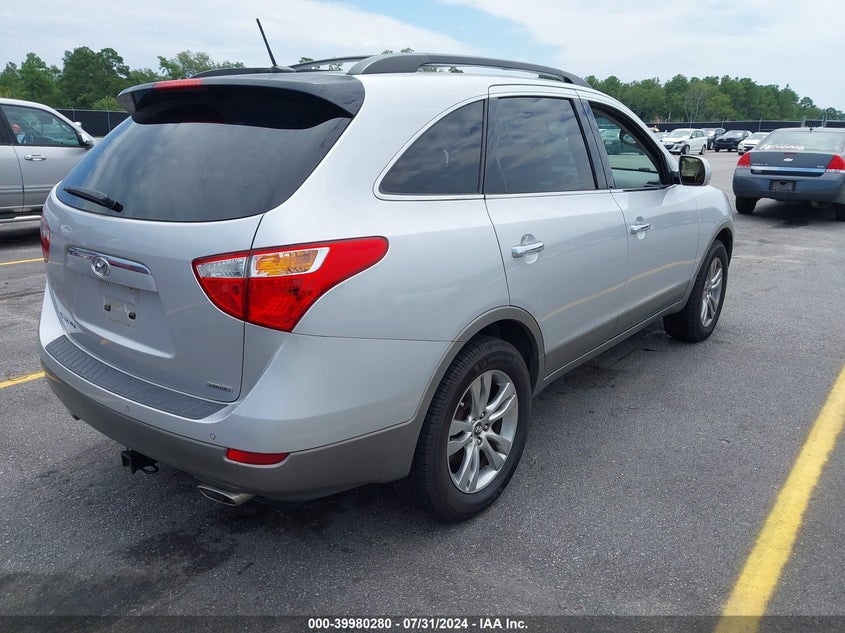 2012 Hyundai Veracruz Gls/Limited VIN: KM8NU4CC6CU195599 Lot: 39980280