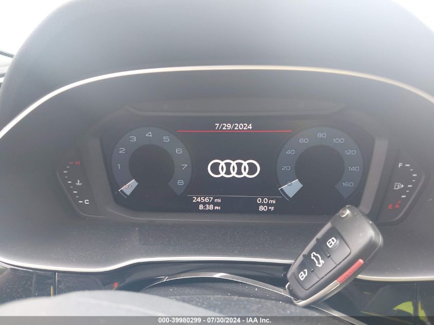 2021 Audi Q3 Premium 45 Tfsi S Line Quattro Tiptronic VIN: WA1DECF38M1023722 Lot: 39980299