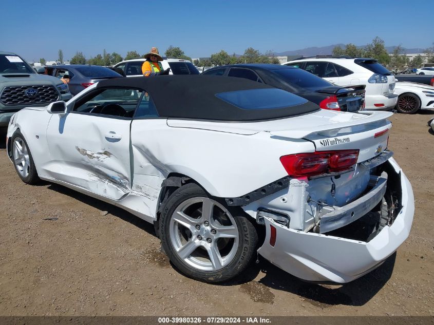 2019 Chevrolet Camaro 1Lt VIN: 1G1FB3DX2K0139121 Lot: 39980326