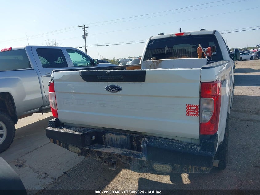 2021 Ford F250 Super Duty VIN: 1FT7W2B60MED48481 Lot: 39980348