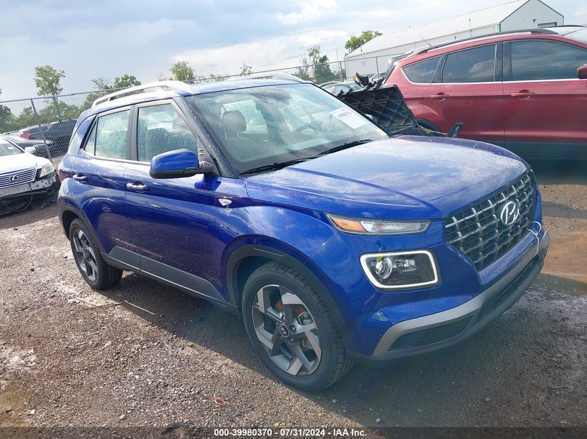 2022 Hyundai Venue Sel/Limited VIN: KMHRC8A38NU192608 Lot: 39980370