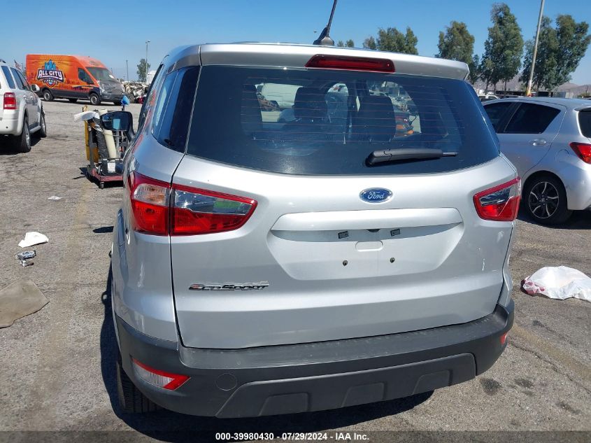 2021 Ford Ecosport S VIN: MAJ3S2FE8MC452634 Lot: 39980430