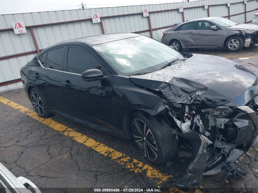 2022 Nissan Sentra Sr Xtronic Cvt VIN: 3N1AB8DV8NY320122 Lot: 39980456