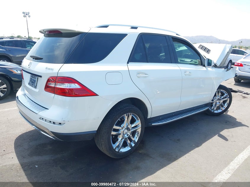 2014 Mercedes-Benz Ml 350 4Matic VIN: 4JGDA5HB4EA305046 Lot: 39980472