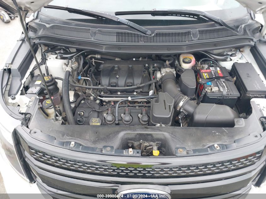 2013 Ford Explorer Police Interceptor VIN: 1FM5K8AR9DGC21696 Lot: 39980474