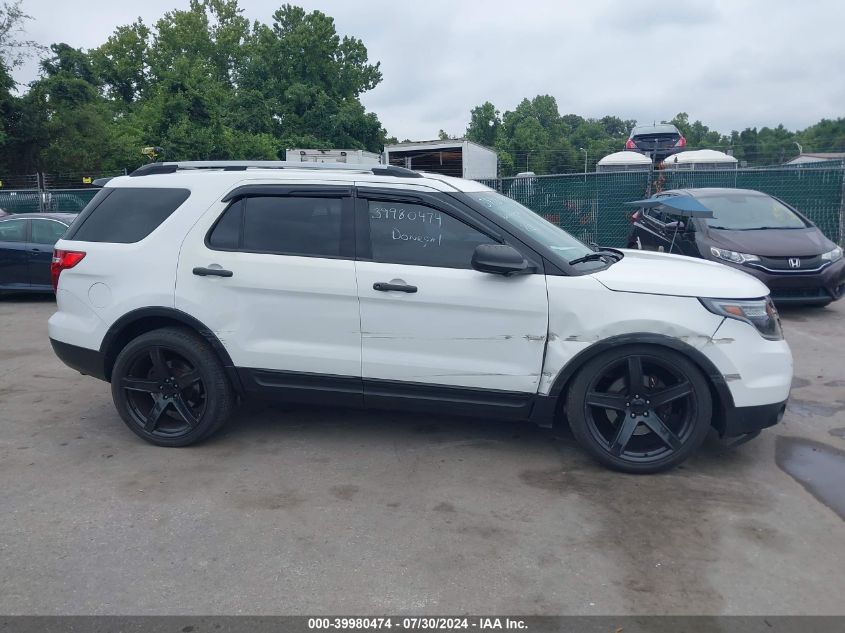 2013 Ford Explorer Police Interceptor VIN: 1FM5K8AR9DGC21696 Lot: 39980474