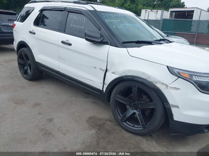 2013 Ford Explorer Police Interceptor VIN: 1FM5K8AR9DGC21696 Lot: 39980474