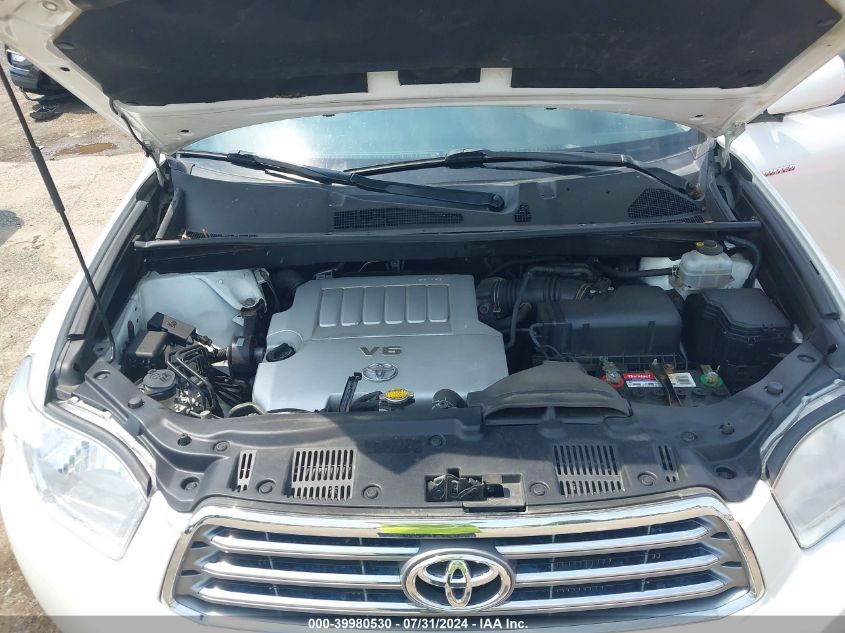 2010 Toyota Highlander Limited V6 VIN: JTEDK3EHXA2167169 Lot: 39980530