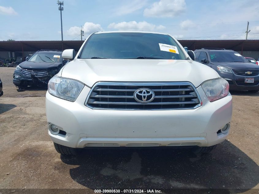 2010 Toyota Highlander Limited V6 VIN: JTEDK3EHXA2167169 Lot: 39980530