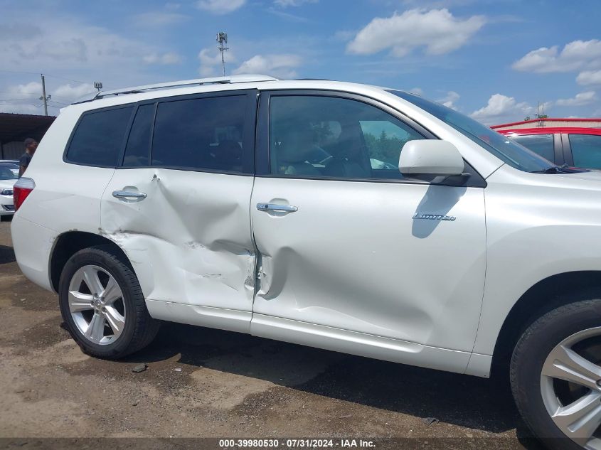 2010 Toyota Highlander Limited V6 VIN: JTEDK3EHXA2167169 Lot: 39980530