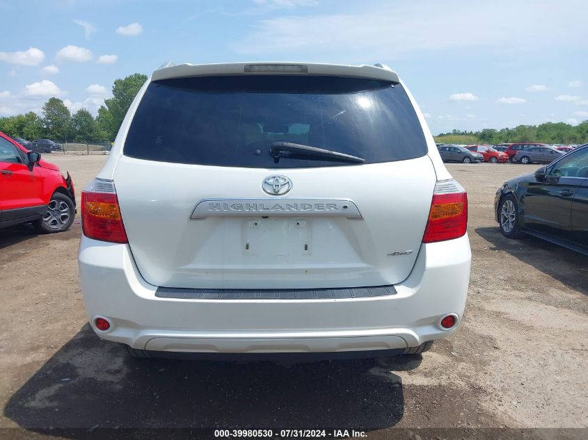 2010 Toyota Highlander Limited V6 VIN: JTEDK3EHXA2167169 Lot: 39980530