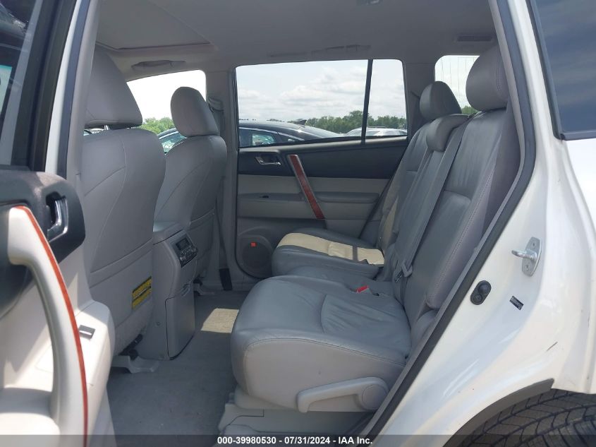 2010 Toyota Highlander Limited V6 VIN: JTEDK3EHXA2167169 Lot: 39980530