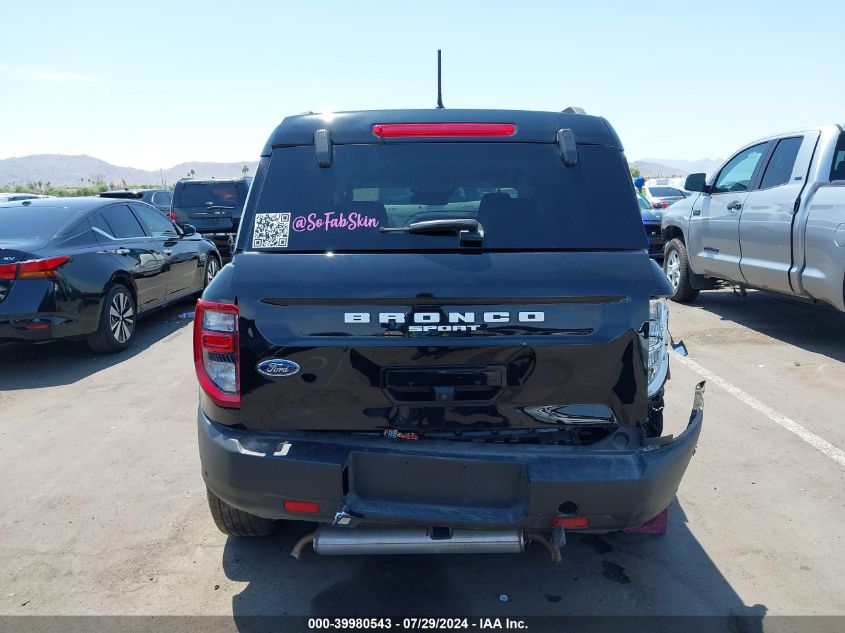 2021 Ford Bronco Sport Outer Banks VIN: 3FMCR9C62MRA59513 Lot: 39980543