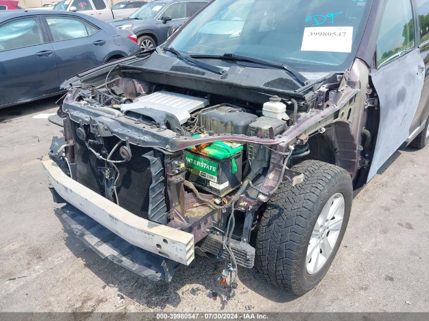 2011 Toyota Highlander Base V6 VIN: 5TDBK3EH6BS080987 Lot: 39980547