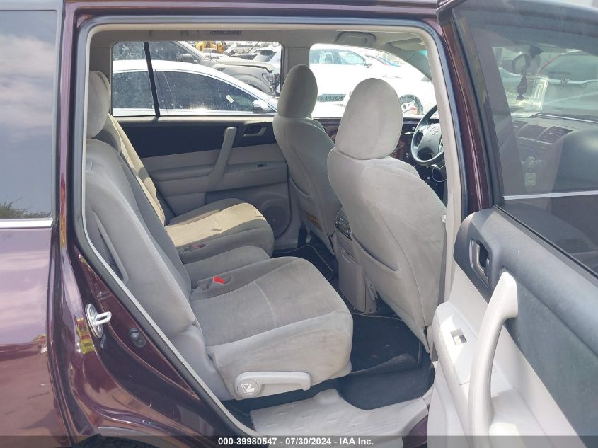 2011 Toyota Highlander Base V6 VIN: 5TDBK3EH6BS080987 Lot: 39980547