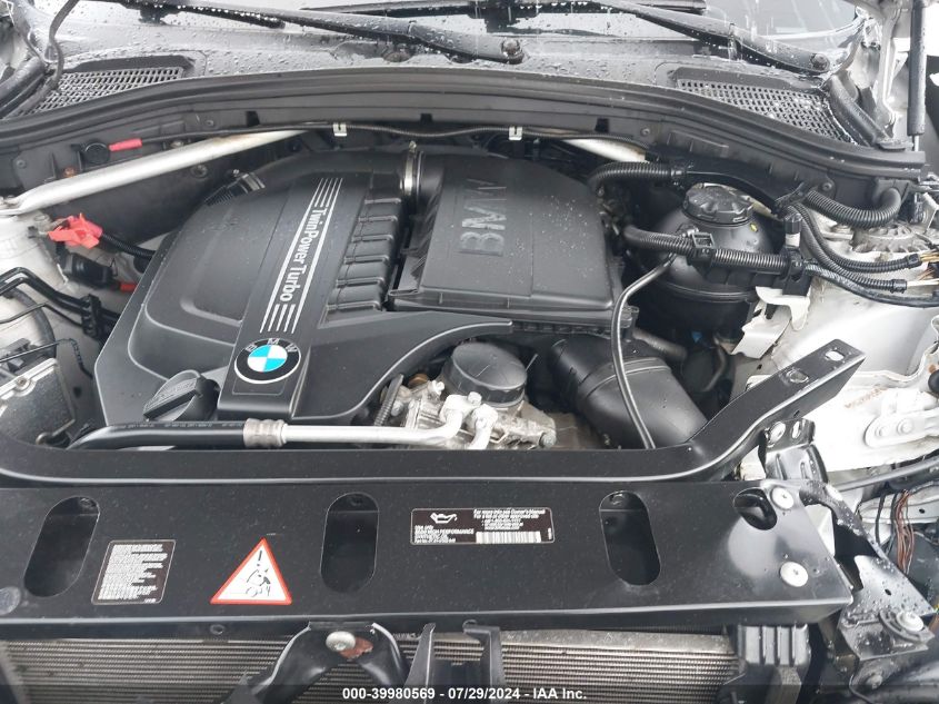 2012 BMW X3 xDrive35I VIN: 5UXWX7C58CL975062 Lot: 39980569