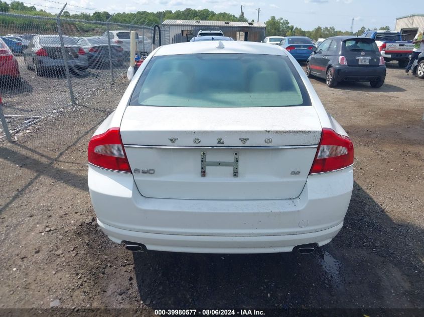 2010 Volvo S80 3.2 VIN: YV1982AS1A1127387 Lot: 39980577