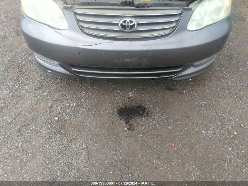 2004 Toyota Corolla S VIN: 2T1BR32E44C315193 Lot: 39980607