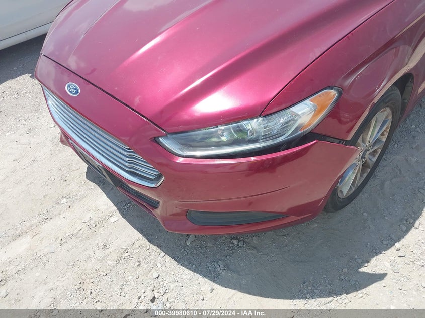 2017 Ford Fusion Se VIN: 3FA6P0HD3HR214396 Lot: 39980610