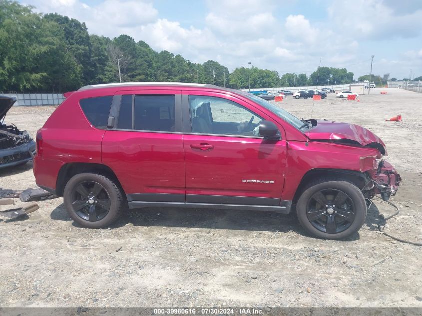 2017 Jeep Compass Sport 4X4 VIN: 1C4NJDBB6HD144102 Lot: 39980616