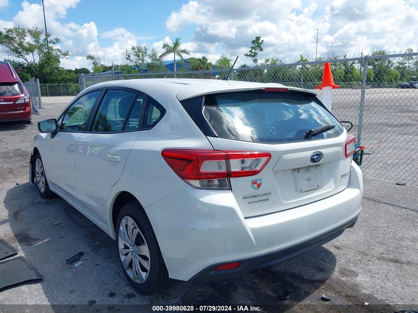 VIN 4S3GTAA65J3753294 2018 SUBARU IMPREZA 2.0I