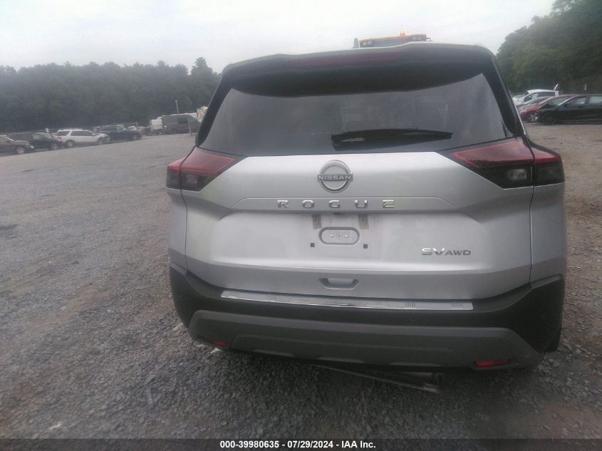 2023 Nissan Rogue Sv Intelligent Awd VIN: 5N1BT3BB0PC865846 Lot: 39980635