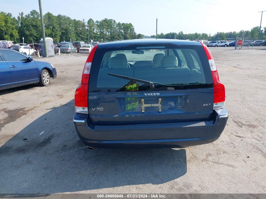 2006 Volvo V70 2.5T VIN: YV1SW592262573210 Lot: 39980645