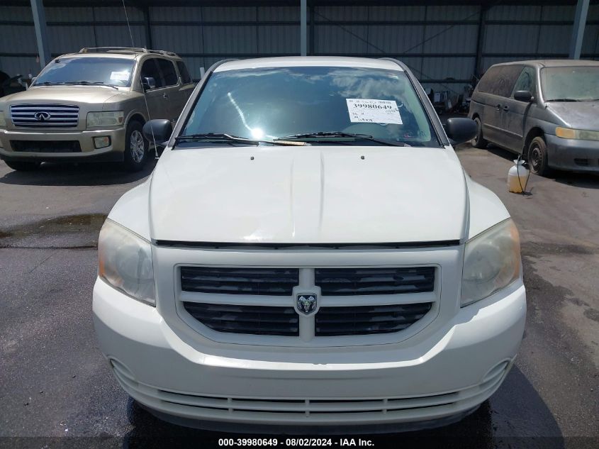 2008 Dodge Caliber Se VIN: 1B3HB28B28D661906 Lot: 39980649