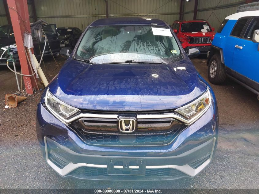 2020 Honda Cr-V Awd Lx VIN: 5J6RW2H26LL010990 Lot: 39980698