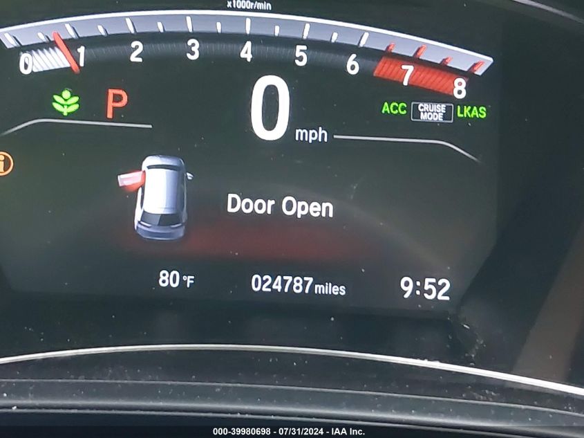 2020 Honda Cr-V Awd Lx VIN: 5J6RW2H26LL010990 Lot: 39980698