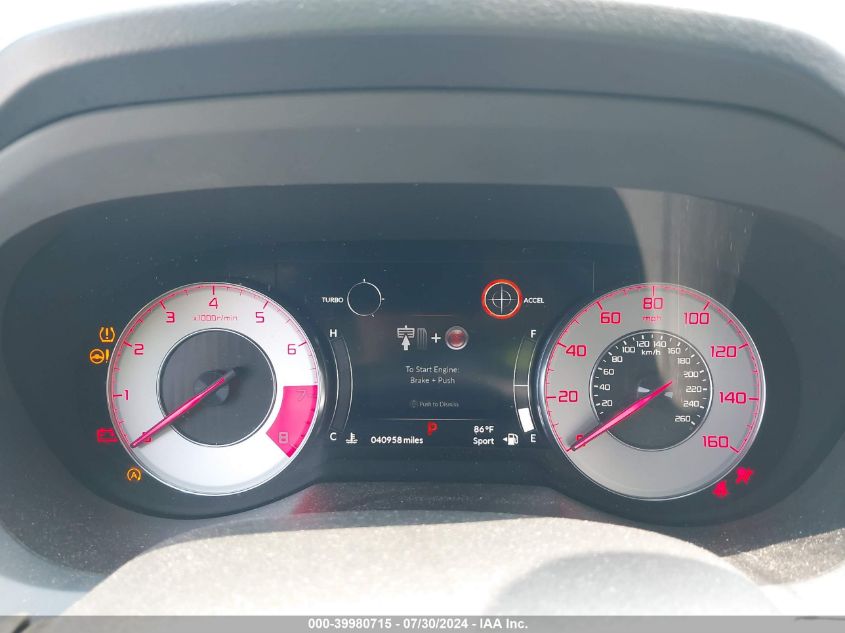 2021 Acura Rdx A-Spec Package VIN: 5J8TC2H62ML004081 Lot: 39980715