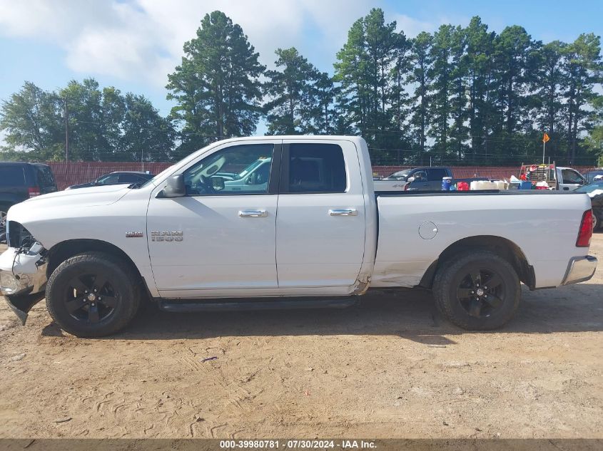 2018 Ram 1500 Slt Quad Cab 4X2 6'4 Box VIN: 1C6RR6GT1JS131550 Lot: 39980781