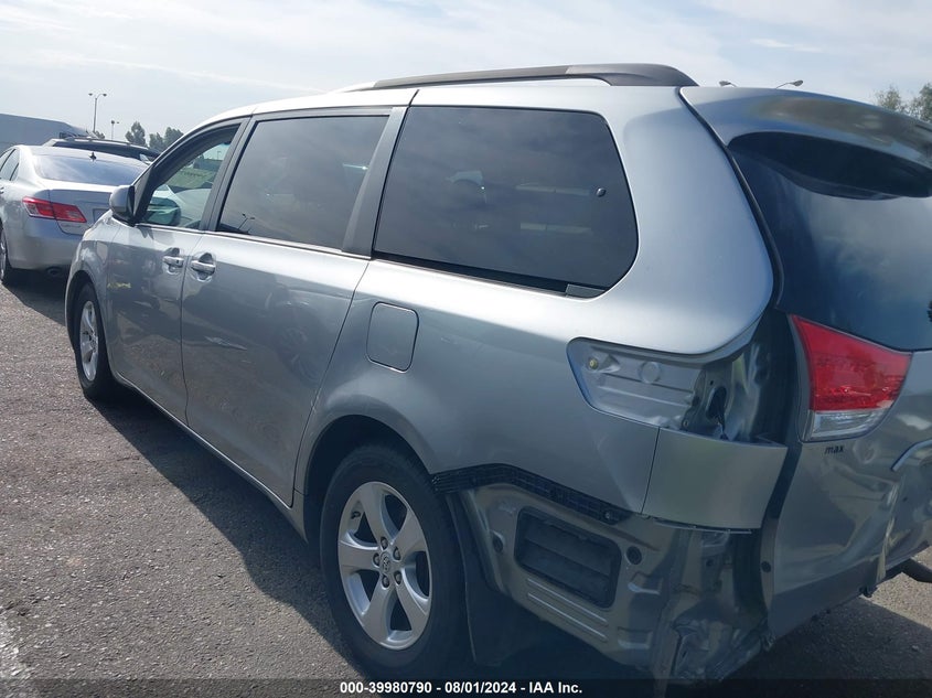 2011 Toyota Sienna Le V6 VIN: 5TDKK3DC7BS109130 Lot: 39980790