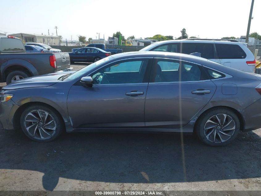 2021 Honda Insight Touring VIN: 19XZE4F91ME005100 Lot: 39980798