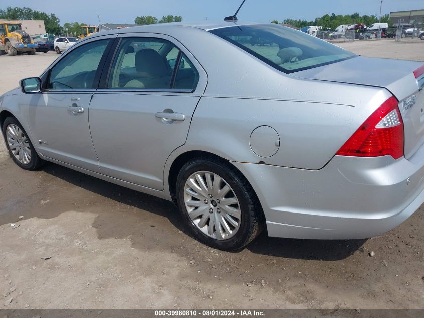 2010 Ford Fusion Hybrid Hybrid VIN: 3FADP0L32AR225403 Lot: 39980810