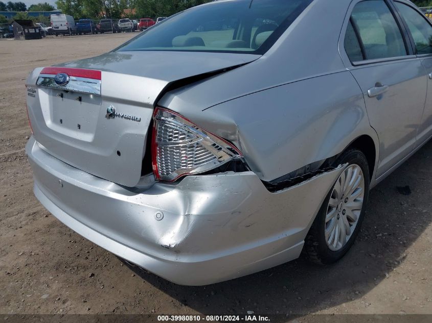 2010 Ford Fusion Hybrid Hybrid VIN: 3FADP0L32AR225403 Lot: 39980810