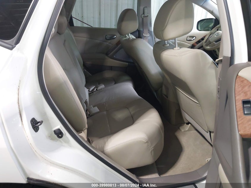 2012 Nissan Murano Le VIN: JN8AZ1MW7CW232406 Lot: 39980813