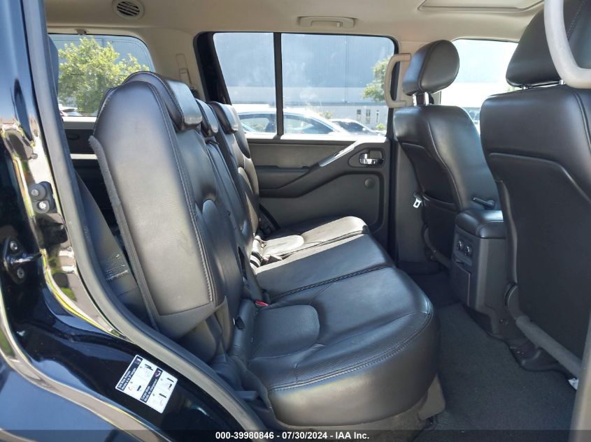 2008 Nissan Pathfinder Se VIN: 5N1AR18B98C610605 Lot: 39980846