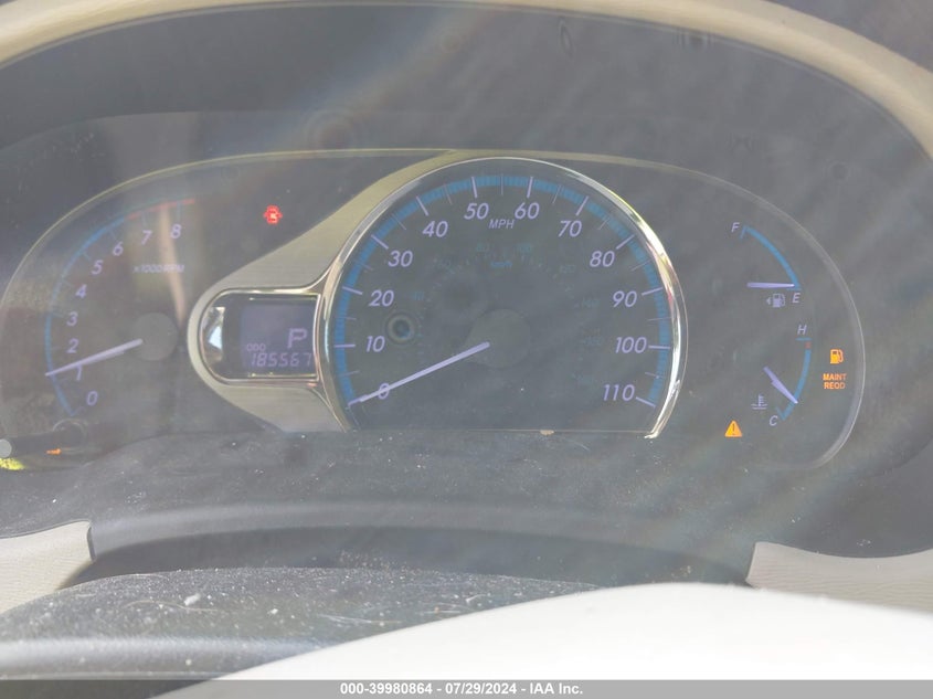 2012 Toyota Sienna Xle V6 8 Passenger VIN: 5TDYK3DC9CS231189 Lot: 39980864