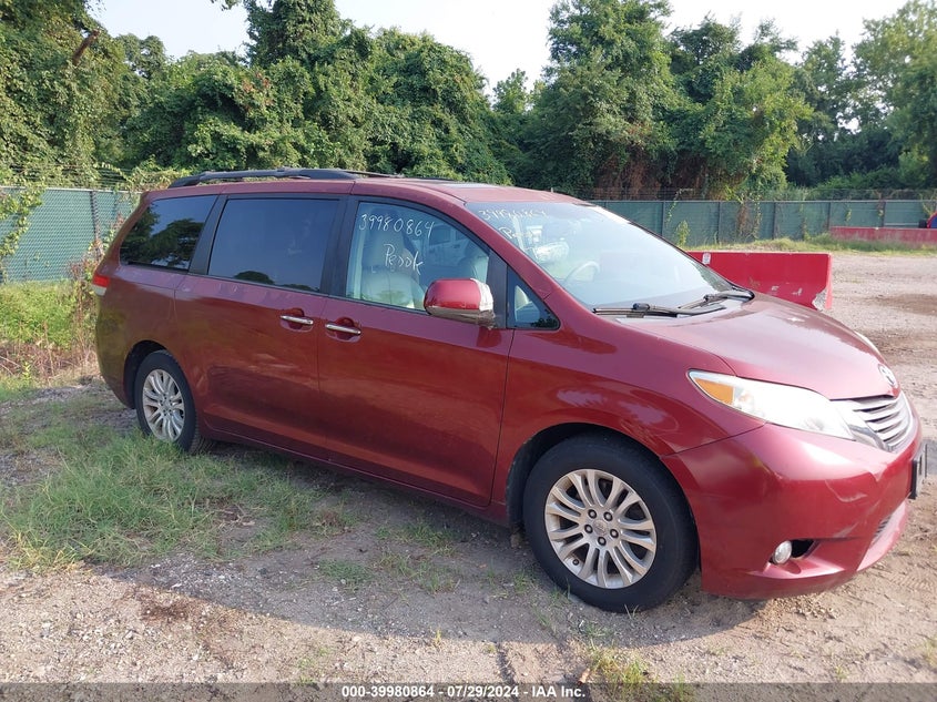 2012 Toyota Sienna Xle V6 8 Passenger VIN: 5TDYK3DC9CS231189 Lot: 39980864