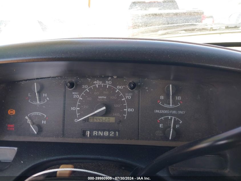 1995 Ford F150 VIN: 1FTDF15Y2SLB27449 Lot: 39980905