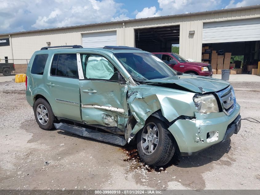 2011 Honda Pilot Touring VIN: 5FNYF3H91BB052005 Lot: 39980918