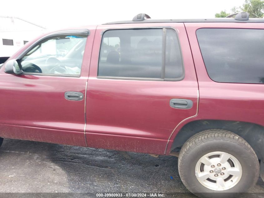 2002 Dodge Durango Sport VIN: 1B4HS38N32F206649 Lot: 39980933