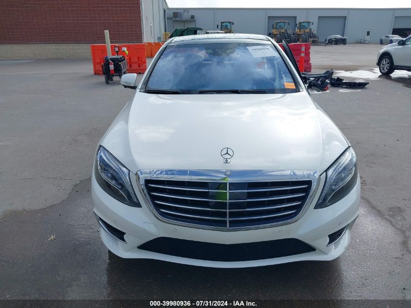 2015 Mercedes-Benz S 550 VIN: WDDUG8CB4FA168774 Lot: 39980936