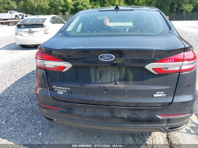 2019 Ford Fusion Se VIN: 3FA6P0T96KR210403 Lot: 39980953