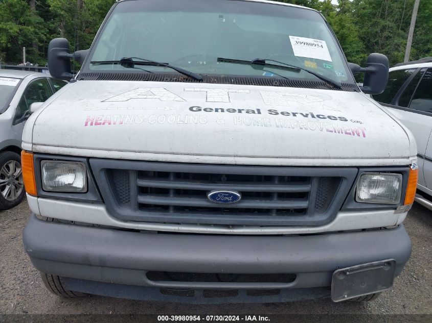 2007 Ford E-250 Commercial/Recreational VIN: 1FTNE24W07DA04344 Lot: 39980954