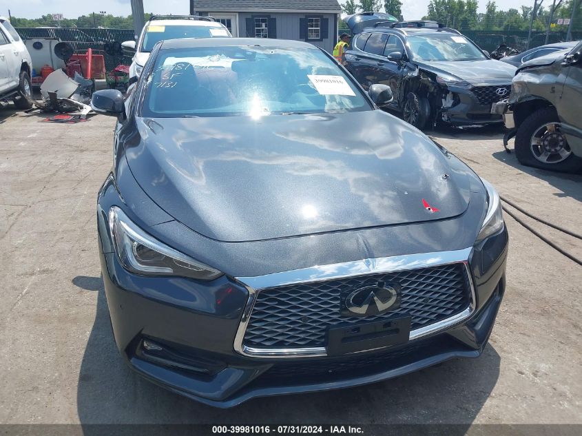 JN1FV7EL2JM630994 2018 Infiniti Q60 3.0T Red Sport 400